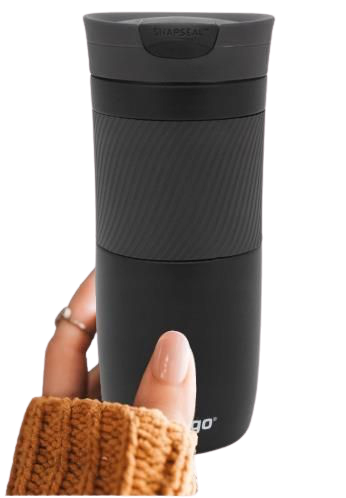 kubek termiczny   Contigo Kubek Termiczny Byron 470Ml Matte Black Czarny